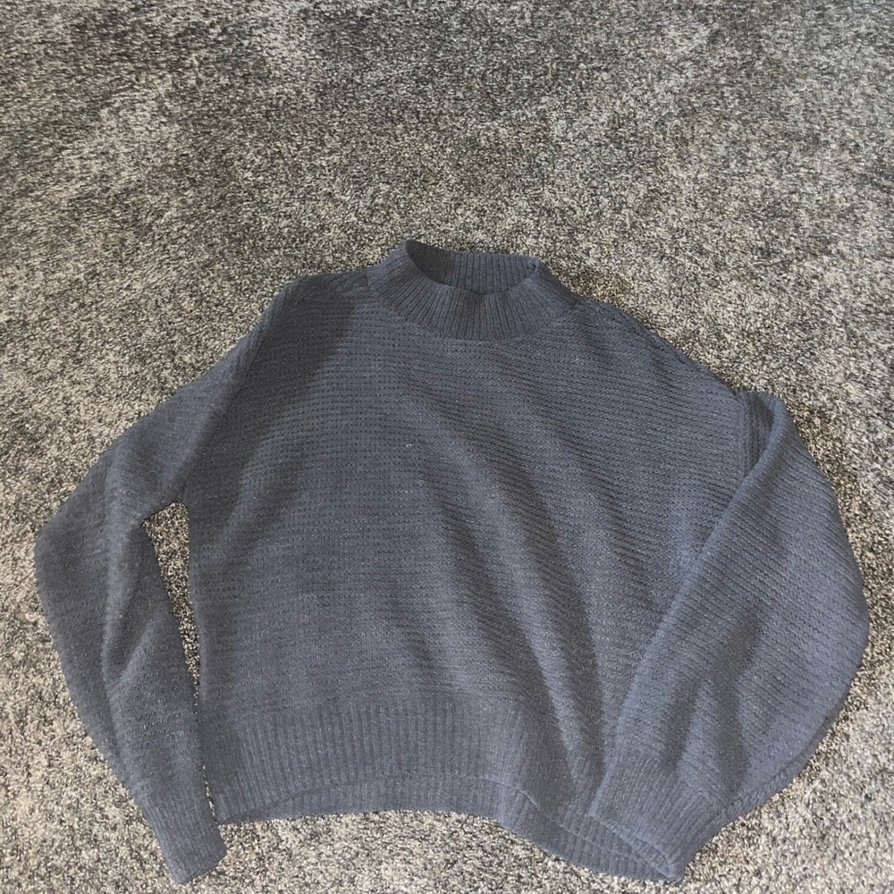 Hollister Charcoal Turtleneck Sweater